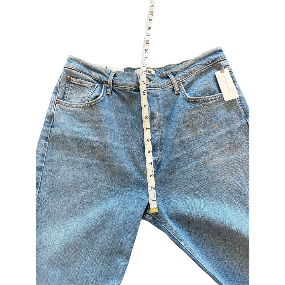 Agolde Riley High Rise Straight Crop Jeans Whiplash NWT - Picture 9 of 10